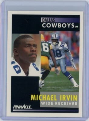 MICHAEL IRVIN 1991 Score Pinnacle #199 Cowboys Hurricanes HOF