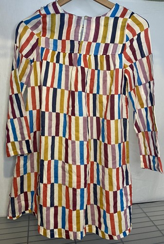 Pink Chicken Size 12 Girls Dress-Made in India 100% Cotton - Picture 2 of 6