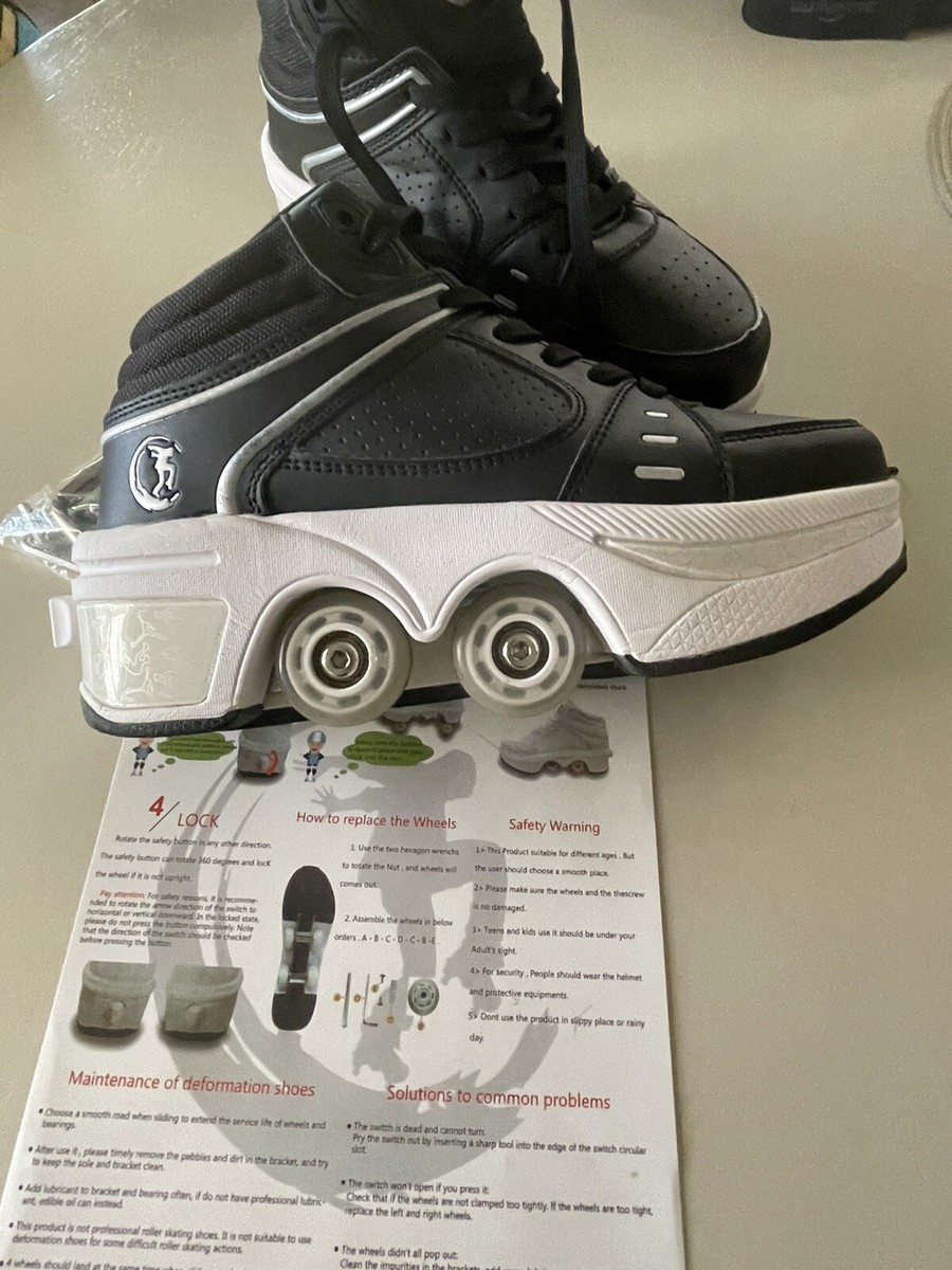 Tailoria Kick Speed WKKS5507 Unisex Black Lace Up Roller Skate