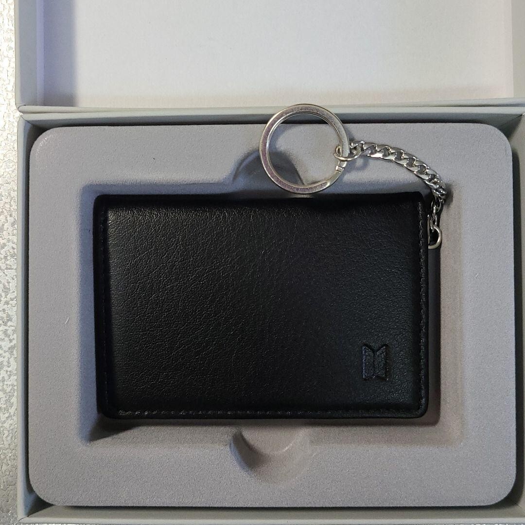 BTS Card Holder (Black) ★新品未開封 BTS Leather Card Wallet Black Weverse Original Japan Official Fan