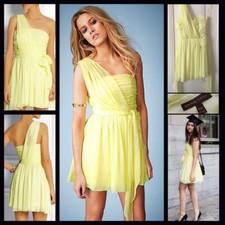 Topshop One Shoulder Dresses Yellow for sale UK