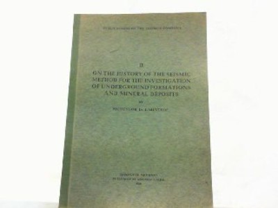 On the History of the Seismic Method for the Investigation of Underground Format