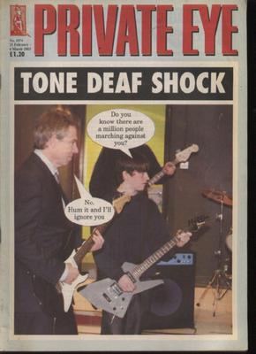 PRIVATE EYE MAGAZINE - 21 February - 6 March 2003