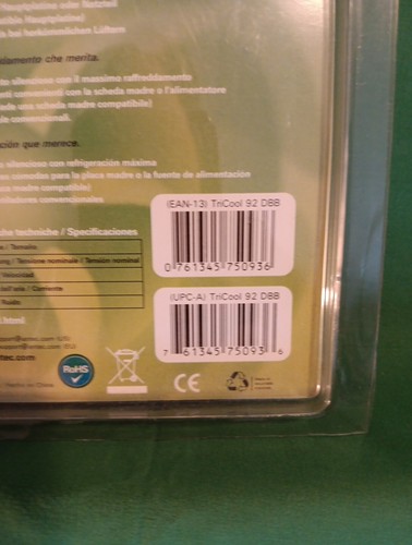 Antec Tricool Fan 92mm 3 Speed Double Ball-Bearing NEW - Picture 3 of 5