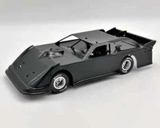 1RC Racing Late Model 2.0 1/18 Brushless RTR 2WD Oval Racer (Black) 1RC1086
