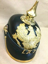 Collectible German Leather Pickelhaube Helmet Imperial Officer’s Grade Prussian