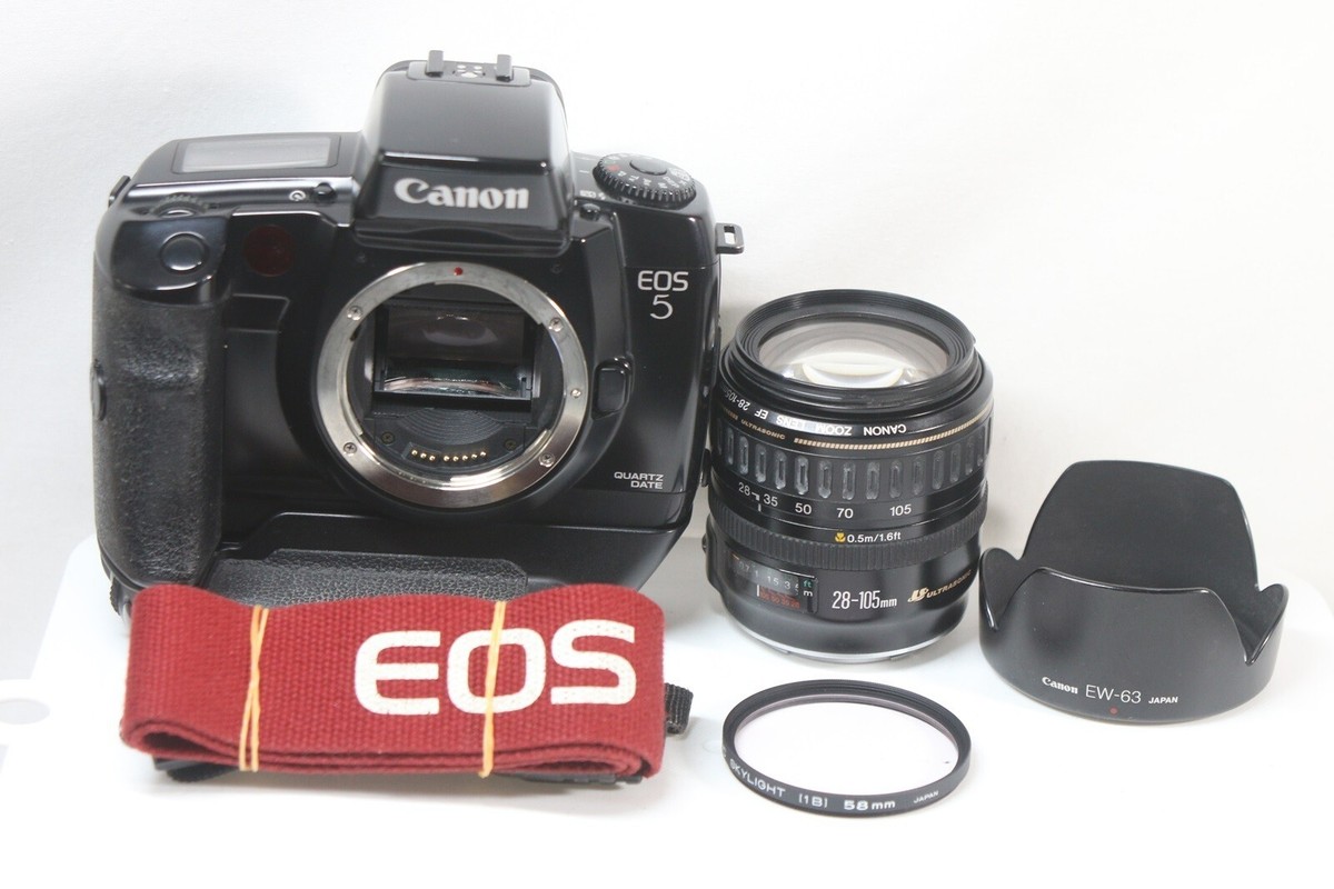フィルム一眼レフ Canon EOS5 QD VG10 28-105mm付き フィルム一眼レフ Canon EOS5 QD VG10 28-105mm付き - メルカリ