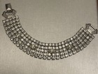 Vintage Weiss rhinestones bracelet