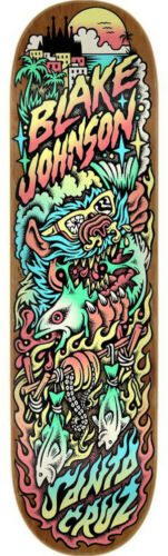 SANTA CRUZ Johnson Beach Wolf Two 8.375" - Skateboard Deck - Bild 1 von 2