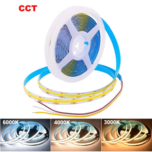 RGB RGBW RGBWW RGBCCT COB LED Strip DC 24V Flexible High Bright Dotless 5M - Picture 25 of 35