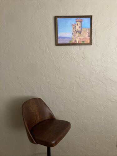Vintage Original Öl - Plein Air Impressionist Architektur Landschaft - signiert - Bild 6 von 9