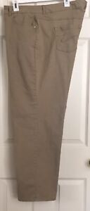 JMS Just My Size Classic Fit Twill Women's Sz 24W Average Tan Khaki ...