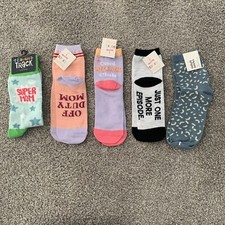 NWT Womens Mom Mothers Day Gift Novelty Socks Lot Of 5 Size 9-11