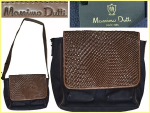 MASSIMO DUTTI Bandolera Piel Parta Hombre !A PRECIO DE SALDO¡ MD01 T3G |  eBay