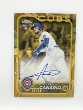 2024 Topps Gilded Collection Alexander Canario Chrome Gold Auto RC /99