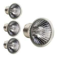 UVA UVB Bulbs 4pcs 50W Reptile Basking Light for Turtle Amphibian Tanks Aquat...