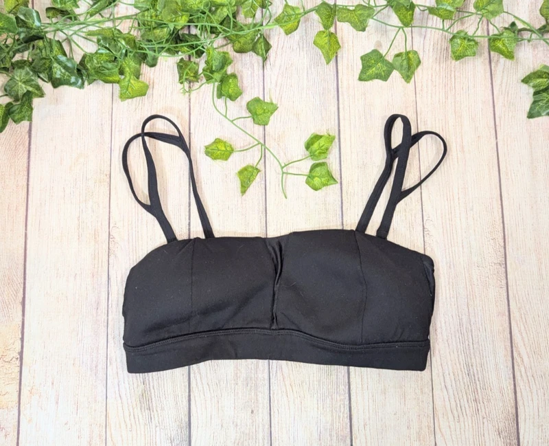 alo-yoga padded strappy athletic tank-bra