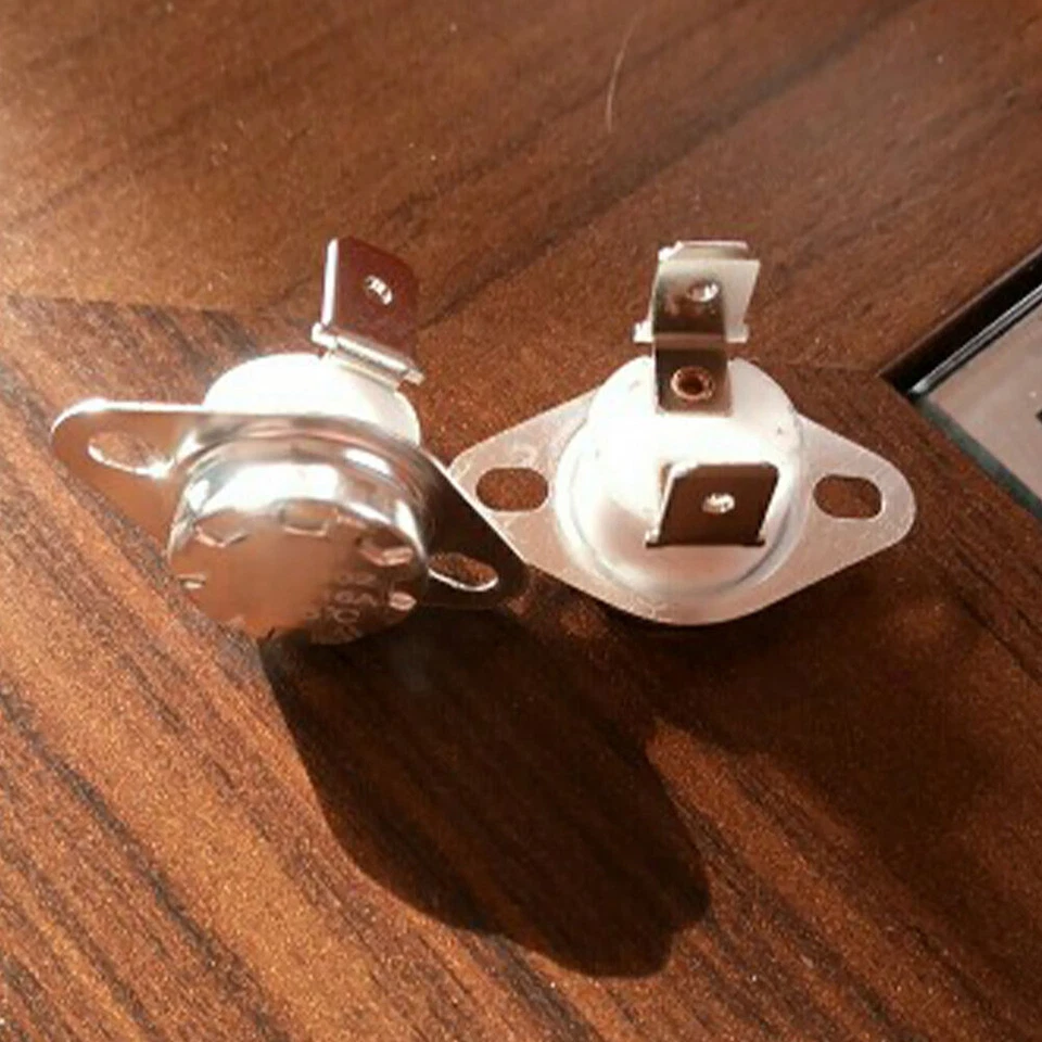 2PCS Metal KSD301 Thermostat Thermal for Coffee Maker Bimetal Snap Disc - Image 3 of 4