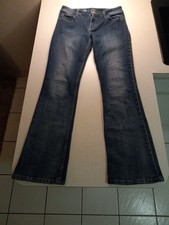 Wrangler Boot Cut Jeans Womens 11 X 34 Retro Blue Stretch Denim Cowgirl