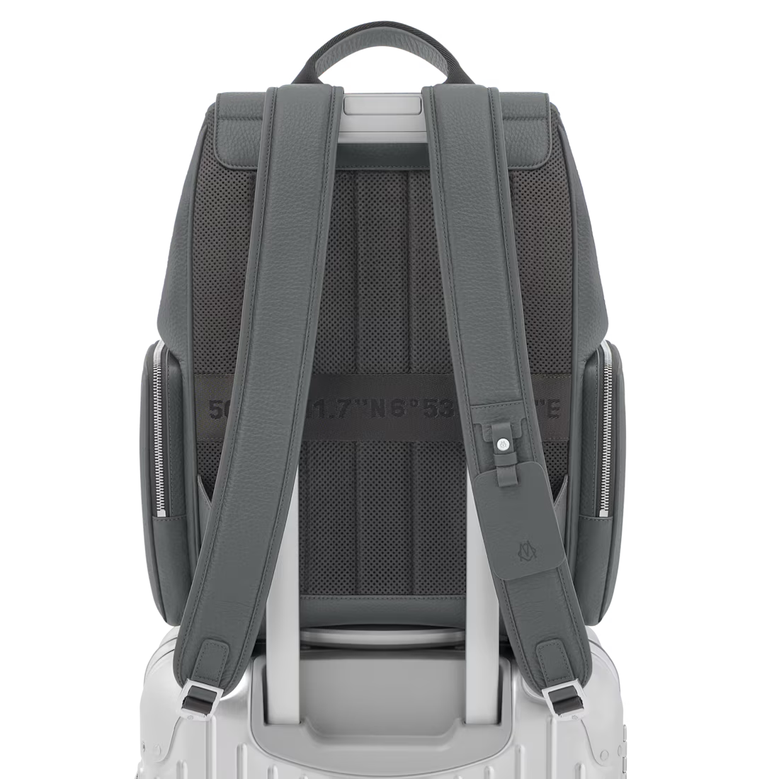 RIMOWA NEVER STILL Leather Backpack (2026), Large - Grey (No Tags