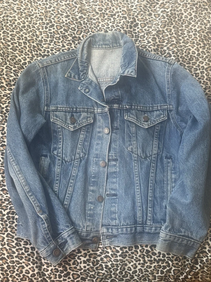 Chaqueta vaquera vintage de metal pesado Iron Madien años 80 Foto 3 de 4