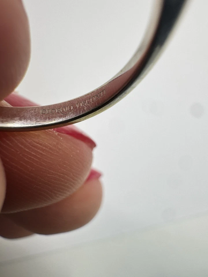 Anello Diamanti Oro Bianco 18 Kt Giorgio Visconti - Immagine 3 di 4