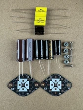 Pilot 500 Complete Recap Kit Amplifier Rebuild Can Caps Too for console amp