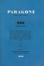 Paragone. Letteratura (numero 266) - AA.VV. (Sansoni Editore) [1972]