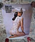 1970’s Break The Dull Beef Habit Cattle Baron Repo 36" X 24" Poster Feminist  — photo 1