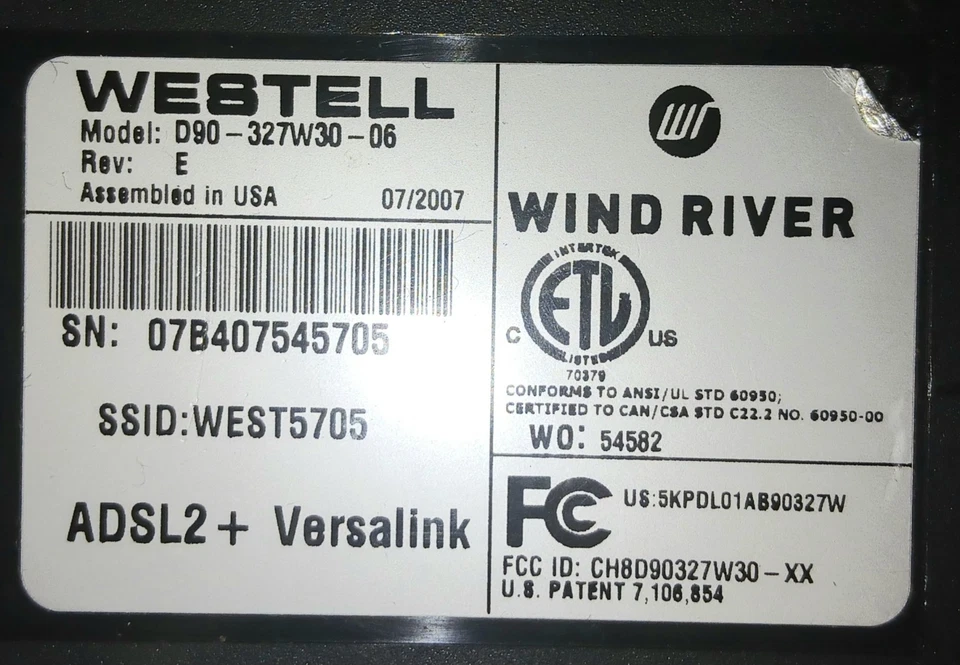 Westell 327W Router Main Board Good - Image 2 of 2