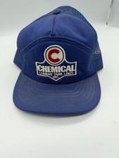 Vintage USA MADE Chemical Leaman Tank Lines Patch Trucker Hat Snapback Cap