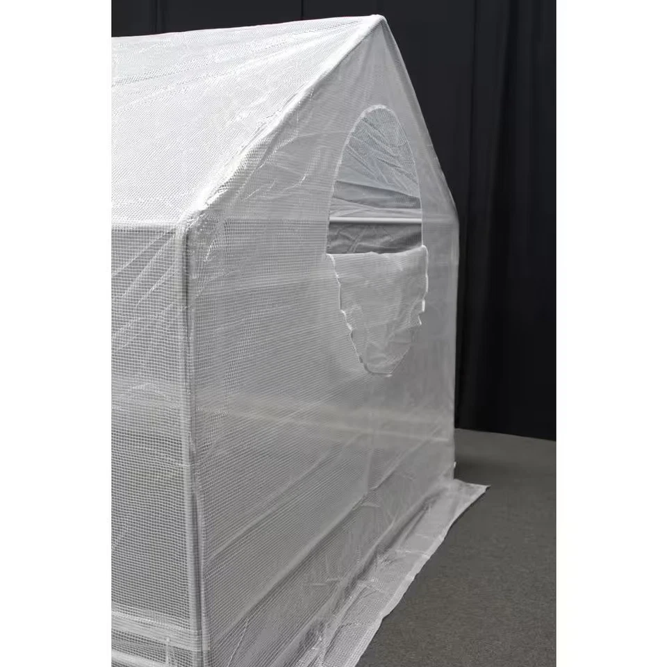 Invernadero de 10 pies de ancho X 10 pies de profundidad | Cubierta de marco resistente a la intemperie Canopy King de acero Foto 3 de 4