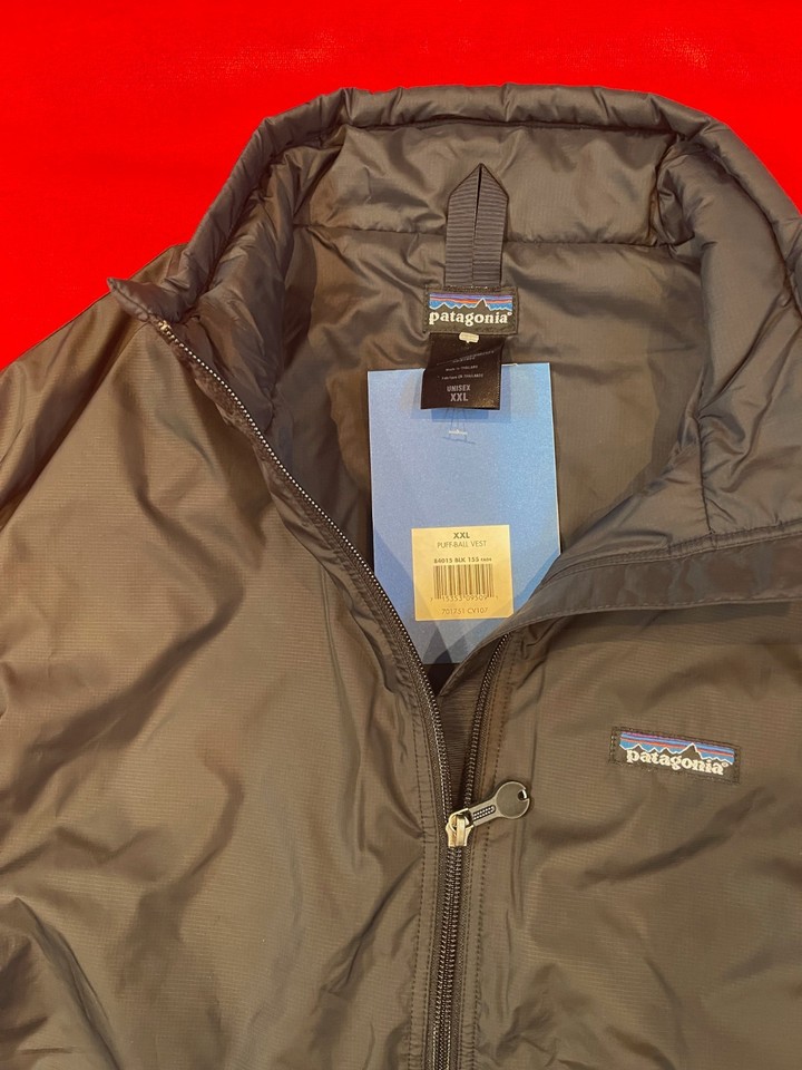 Patagonia Unisex XXL Puff-Ball Puffball Vest MARS DAS Black 2XL - NWT ...