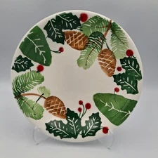 Vintage La Primula S.R.L. Italy Hand Painted Ceramic Salad Plate 7 7/8"