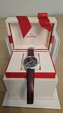Omega De Ville Tresor 428.18.36.60.11.001 Burgundy (Red) New 4