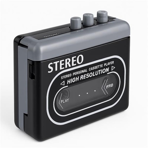 Walkman Tragbarer Kassettenspieler Stereo Retro-Lautsprecher Retro Style NEU OVP - Bild 2 von 7