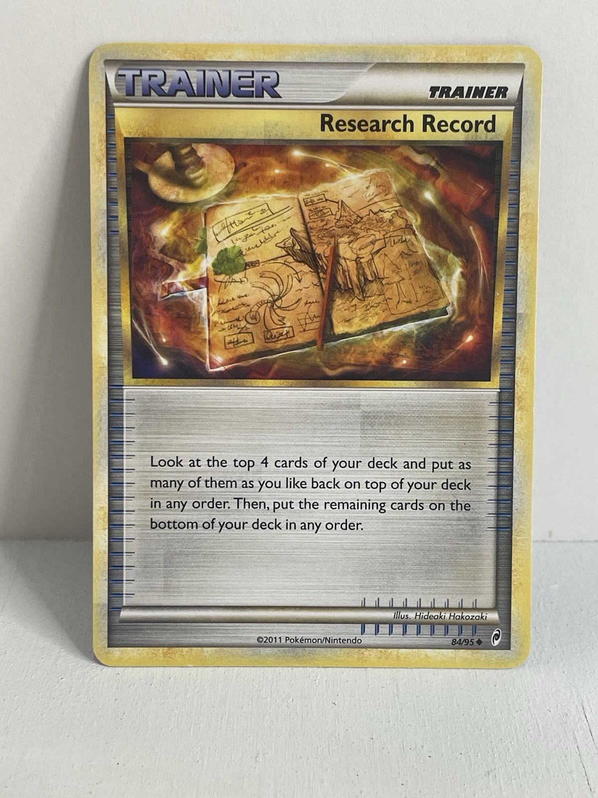 Pokemon TCG VTG LP Research Record 84/95 Call of Legends Regular