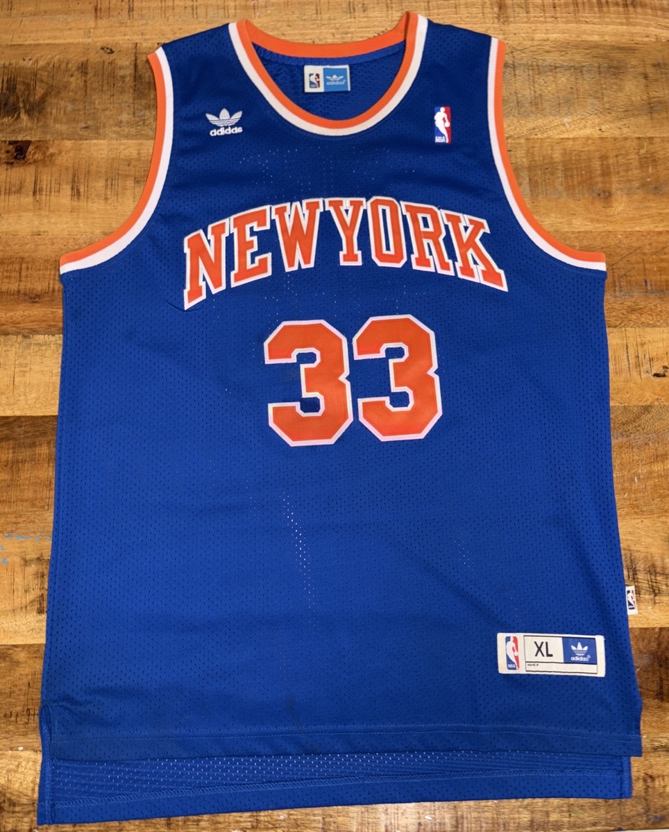 NBA NEW YORK KNICKS BASKETBALL Jersey ADIDAS XL #33 EWING | eBay