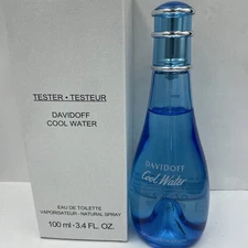 COOL WATER by Davidoff Perfume 3.4 oz/100 ml spray Women edt New tester