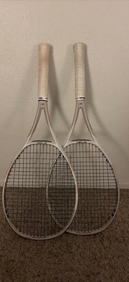 Two Yonex Vcore 95 4 3/8 Sand Beige Tennis Rackets