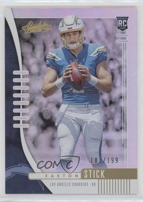 2019 Panini Absolute Rookie Spectrum 187/199 Easton Stick #117 Rookie RC 0c7g