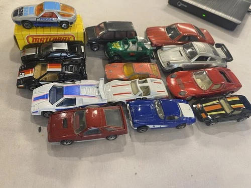 Lot Of 14 Vintage Matchbox Cars