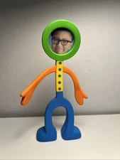 CBS Designs 1998 Flexo Buddies Bendable Picture Photo Frame Dad Man Pants 6.5"