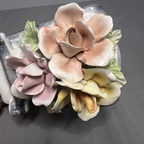 VTG Capodimonte Rose Stuffed Pickup Truck Made In Italy 7.5x4x6” - Picture 6 of 13