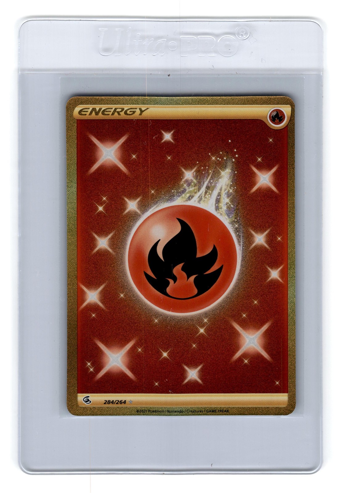 SWSH08: Fusion Strike #284/264 Fire Energy (Secret)