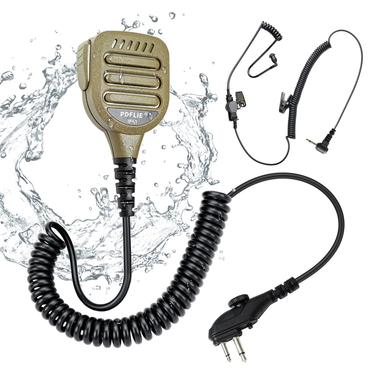 Oreillette Forme C Talkie NEWASHAN Haut-Parleur Micro Microphone PTT Compatible Avec Radio HYT Hytera BD505 PD415 PD505 Micro Caché Communication