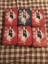 Caitlin Clark 2023-24 WNBA Panini Prizm EMPTY 6 Tin Lot (no cards)