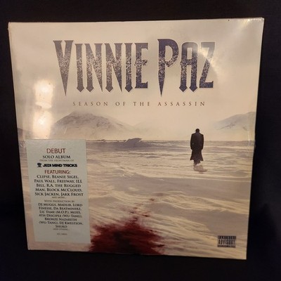 Vinnie Paz  Season Of The Assassin LP New Vinyl VG+/ VG+ Blue and Gray Color V