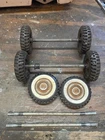 Nylint Set Of 6 Ford Wheels Whitewall Tires Axle Assembly Parts Restore Custom