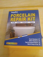 Kit de reparación de porcelana blanca, kit de reparación de virutas de bañera y bañera para astillas, grietas, sc